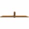 Ekena Millwork Eugene Smooth Timber Gable Bracket, Western Red Cedar, 96"W x 24"H x 3 1/2"D x 5 1/2"F, 6/12 Pitch GBW096X24X0406EUG00SWR - alternate 5